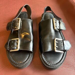 Opening Ceremony Patent Leather Slingback Sandals